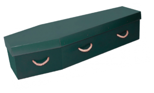 Eco Friendly Range - Woodland Green Cardboard Coffin